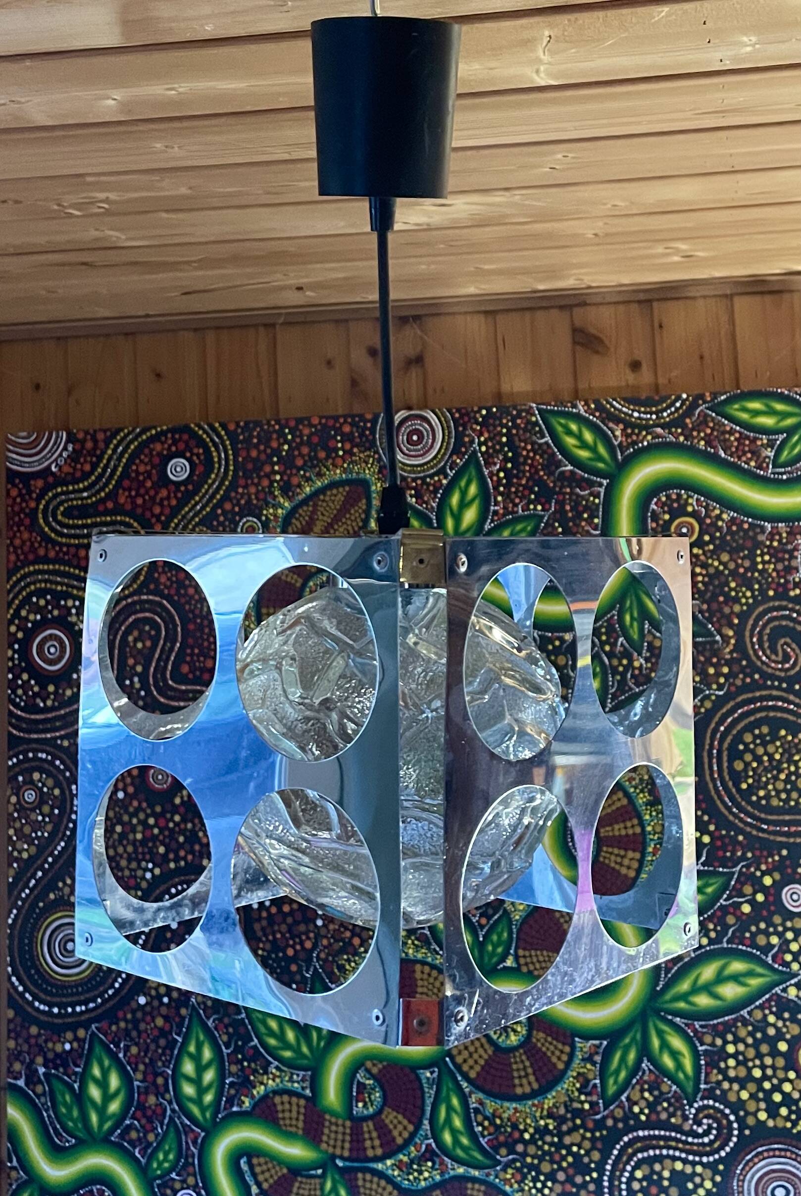 Chandelier, Space Age suspension, design "Paolo Tiche, year 70