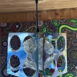 Chandelier, Space Age suspension, design "Paolo Tiche, year 70