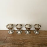 Set of 4 silver-plated shells
