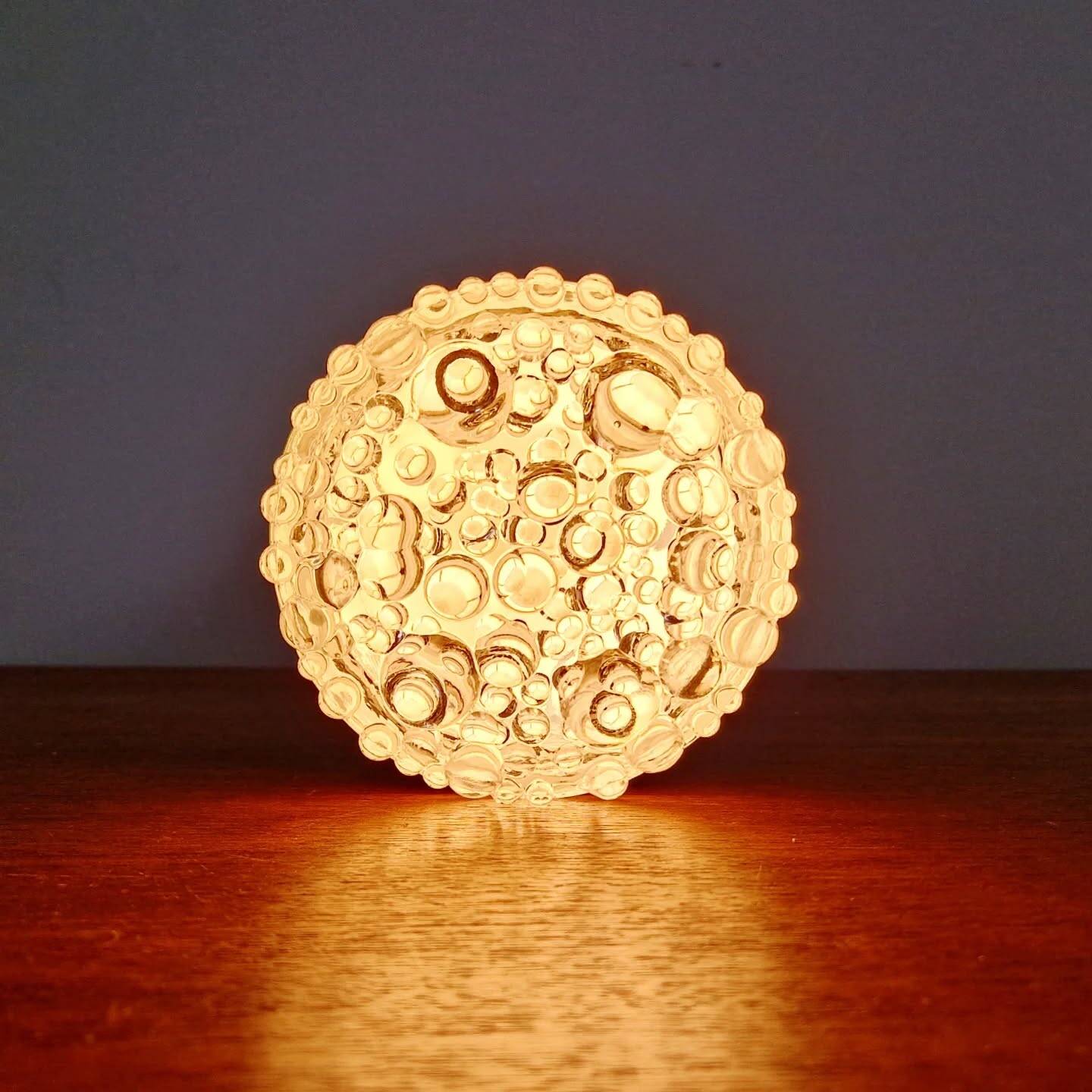 Set of 3 Space Age ceiling lights, Staff Leuchten, 1970