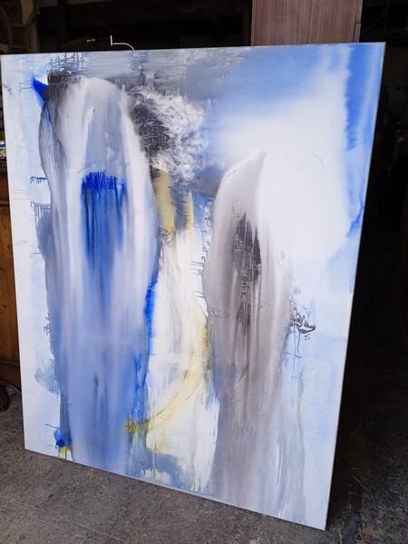 Painting 162cm Acrylic on canvas surrealism / abstract
