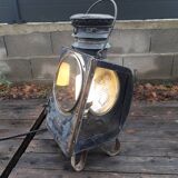 Large SNCF Gillet & Forest Lamp 1930