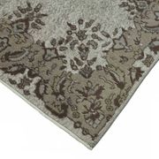 Overdyed Wool Vintage Handmade Carved Rug 165 cm x 263 cm