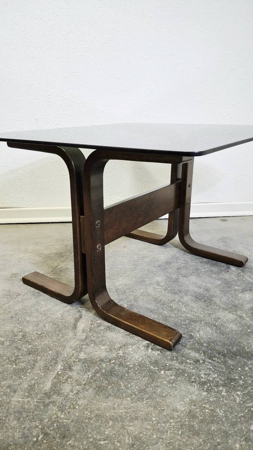 70s Siesta Glass Side Table