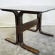 Table d'appoint en verre Siesta des années 70