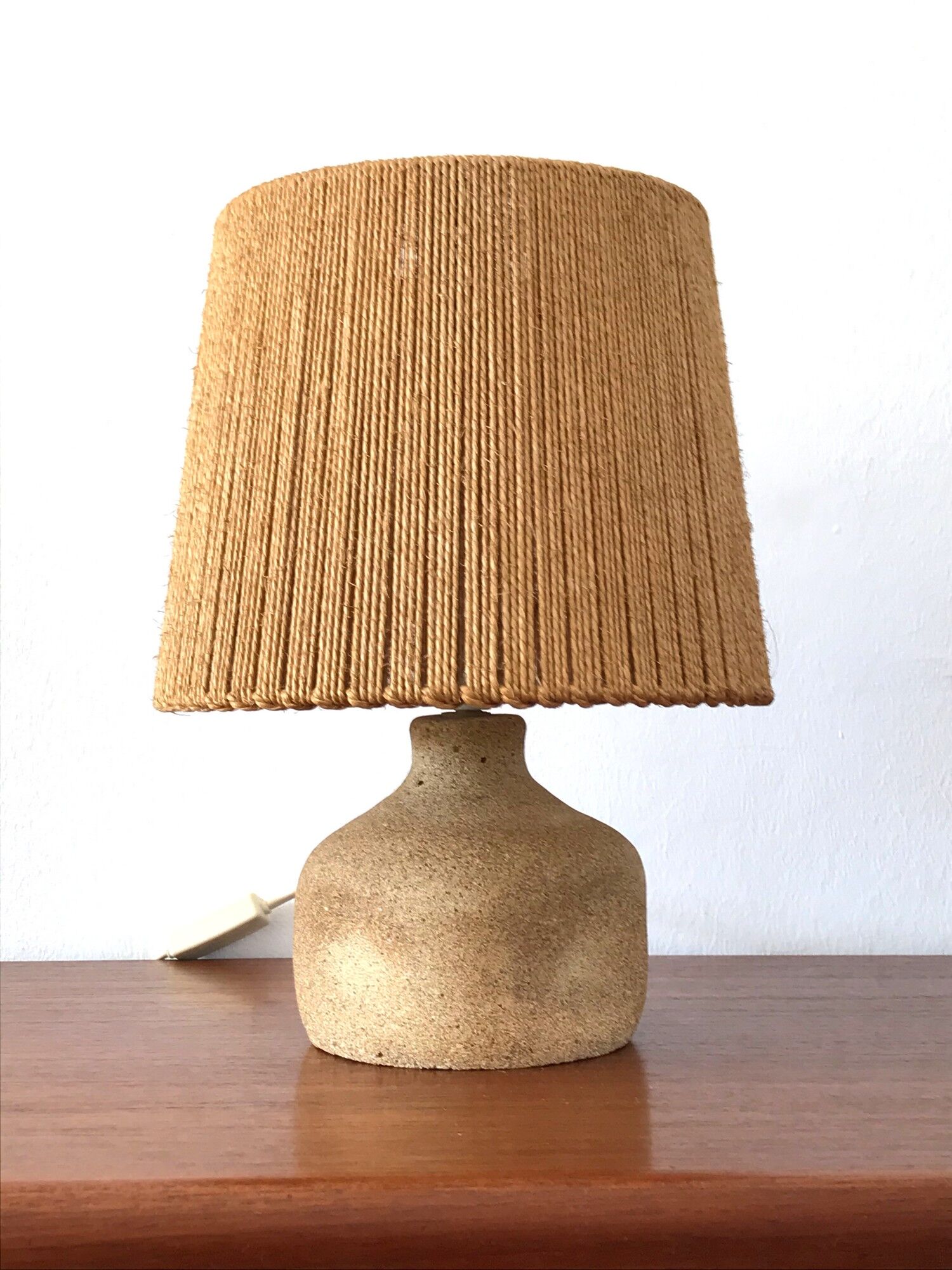 Vintage stone lamp 70s