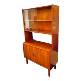 Storage cabinet with showcase of the 60s pedestal shelf