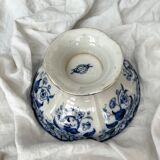 Flora pedestal bowl/salad bowl, Creil and Montereau, late 19th century