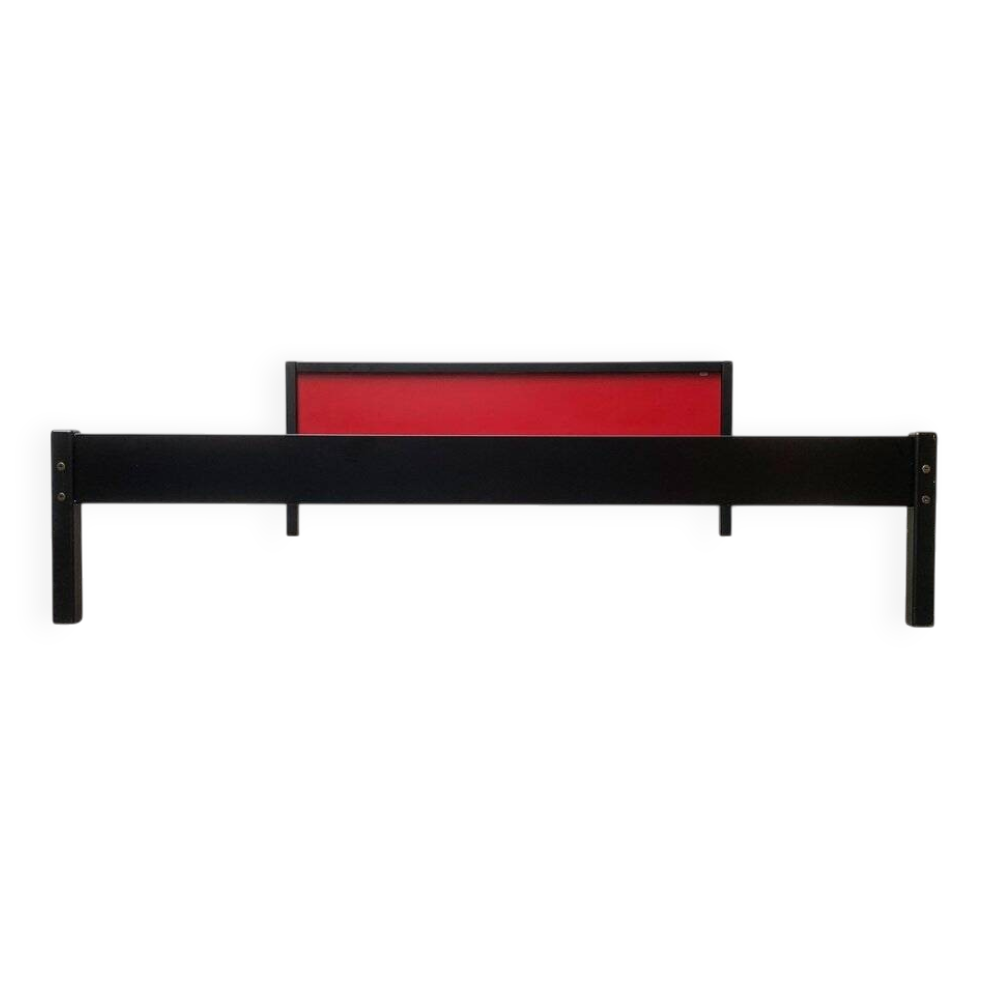 Double bed postmodern German vintage profile system by Elmar Flötotto for Flötotto.