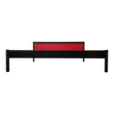 Double bed postmodern German vintage profile system by Elmar Flötotto for Flötotto.