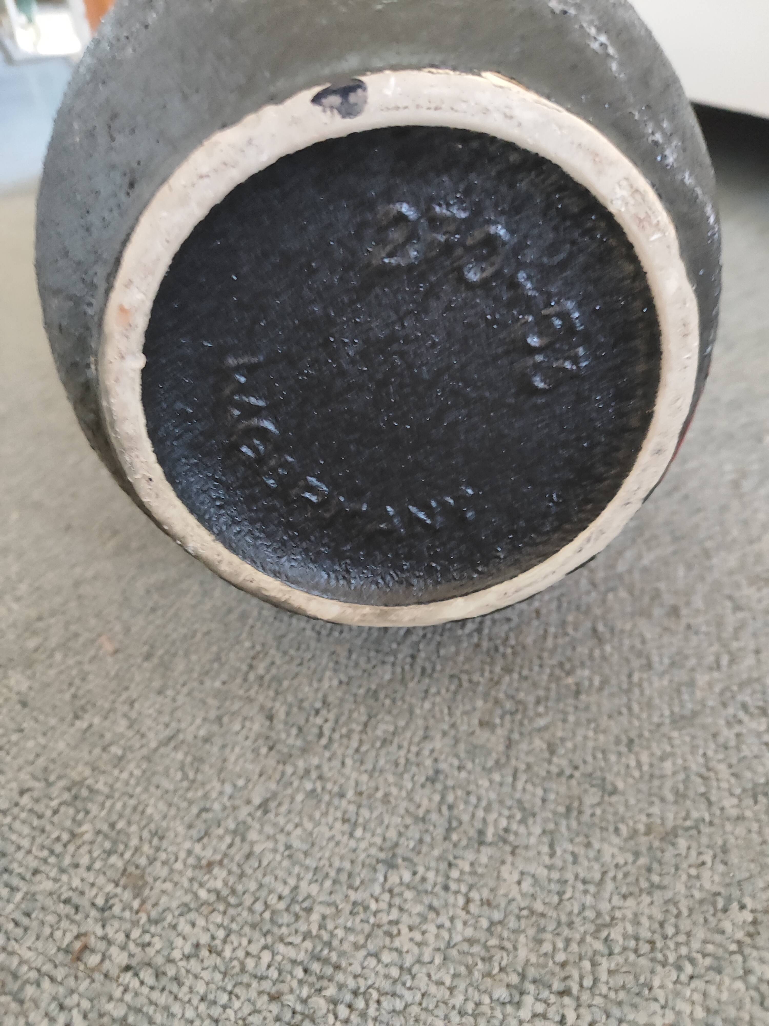 Vase de sol West Germany 52 cm "Fat Lava"