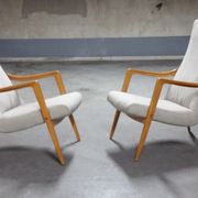 Scandinavian armchair danish feet years 50 compass