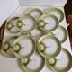 Set of 12 fish plates from the Moulin des Loups factory in Orchies