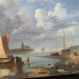 Beautiful painting Marine E. Guilleux