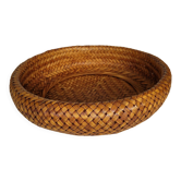 Corbeille ronde en rotin