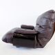 Ligne Roset Marsala brown leather armchair by Michel Ducaroy