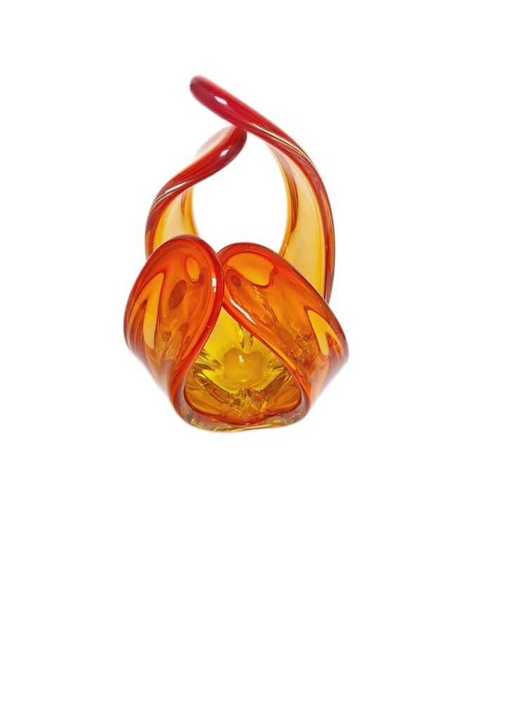 Decorative glass form by Murano, Italy, 1960s