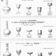 Series of 12 baccarat cups model chauny , catalog 1916