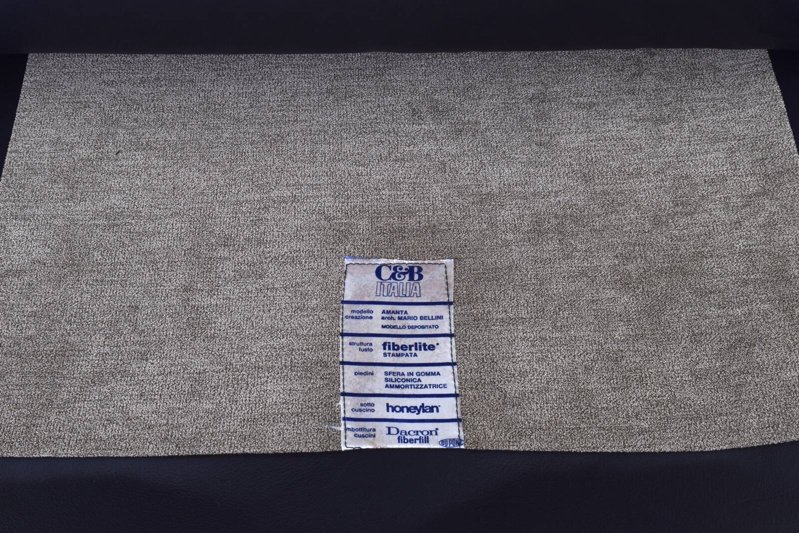 Italian Amanta Lounge Chair by Mario Bellini for C&B Italia