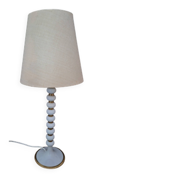 Lampe de table italienne des années 70 avec des sphères empilées.