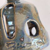 Vintage Handcrafted Stoneware Candle Holder