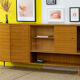 Vintage Scandinavian Enfilade – 221 cm