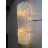 Set of Two "Crocodile" Opalino Murano Glass Wall Sconces