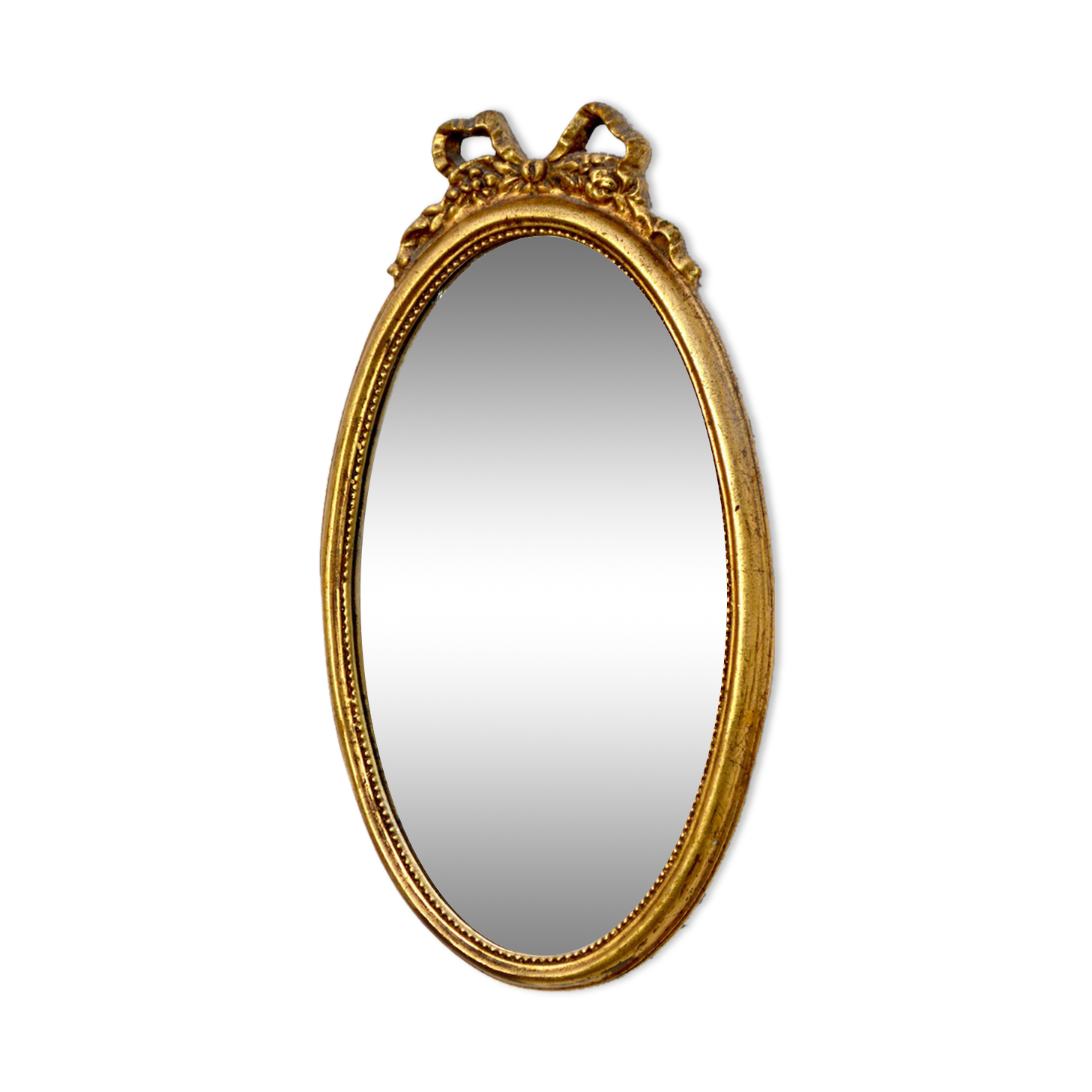 Golden ribbon mirror