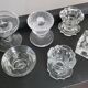 Series of 6 vintage candle holders 70s