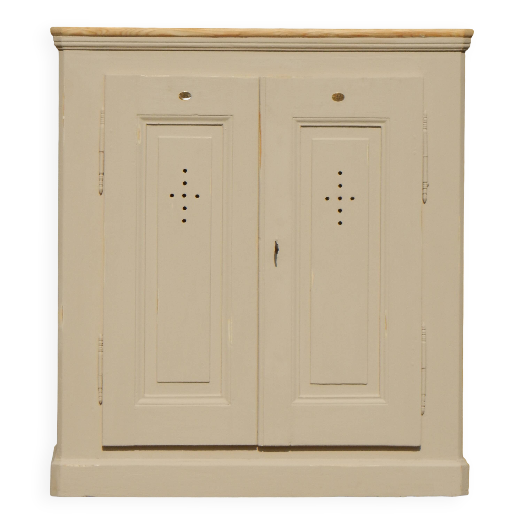 Antique workshop furniture - Patinated Parisian sideboard - Tradesman's furniture