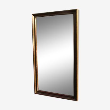 Golden mirror from the 50s/60s 40x70cm