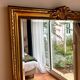 Large beveled mirror - Gold metal frame - Made in Belgium
