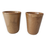 SET OF 4 VINTAGE DIGOIN STAMPED CUPS