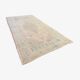 Handmade Pastel Beige Turquoise Area Rug