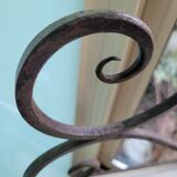 Wrought iron baker's grid.