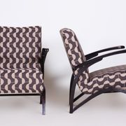 Art Deco armchairs designed by Halabala and made by Up Závody 1930