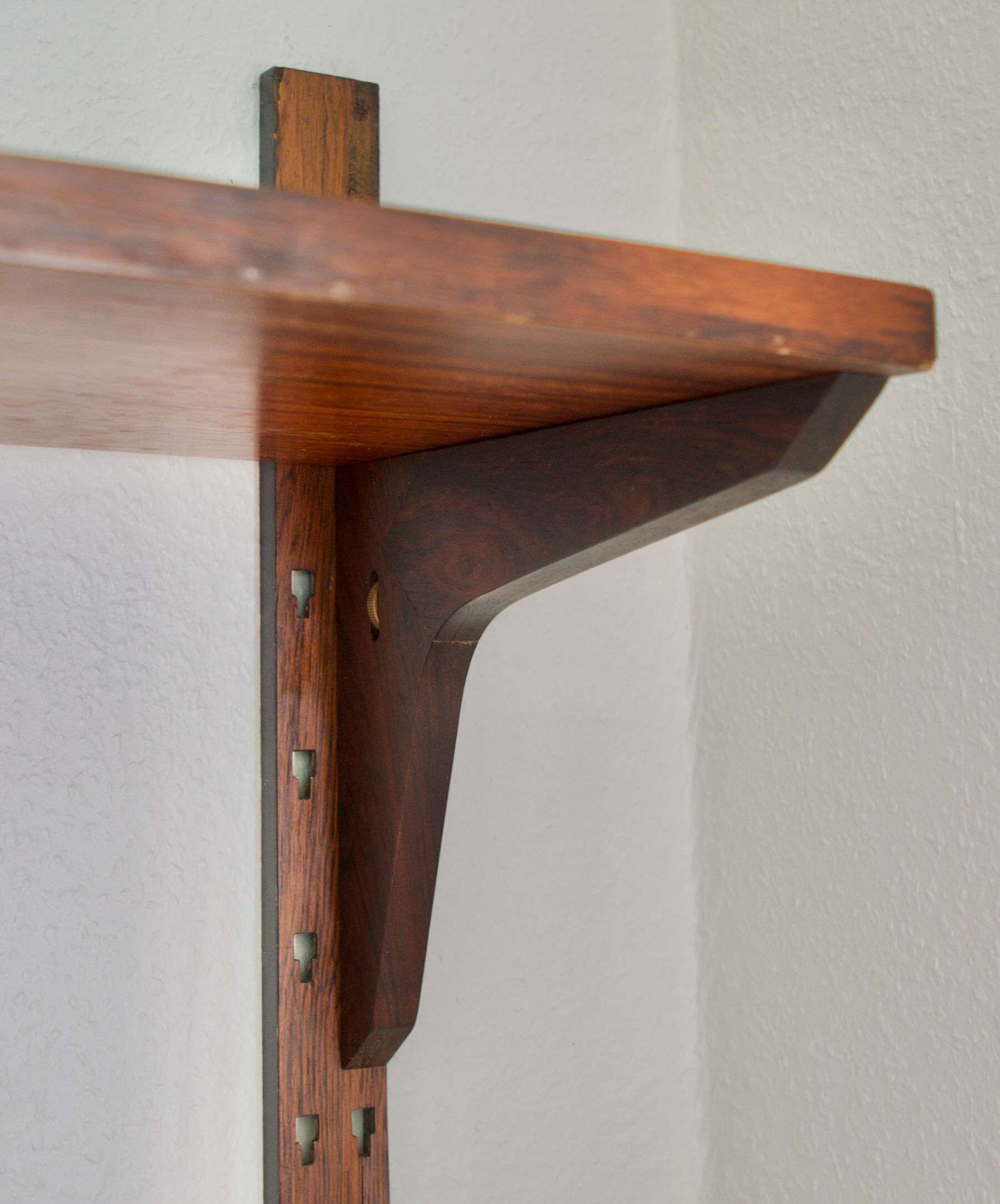 Danish Mid-Century Rosewood Wall Shelves.
