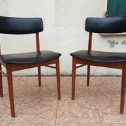 Set of 4 Scandinavian chairs by S. Chrobat for Sax