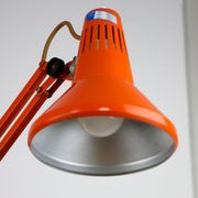Lampe de Table Achitect Réglable Orange par Tep, années 1970