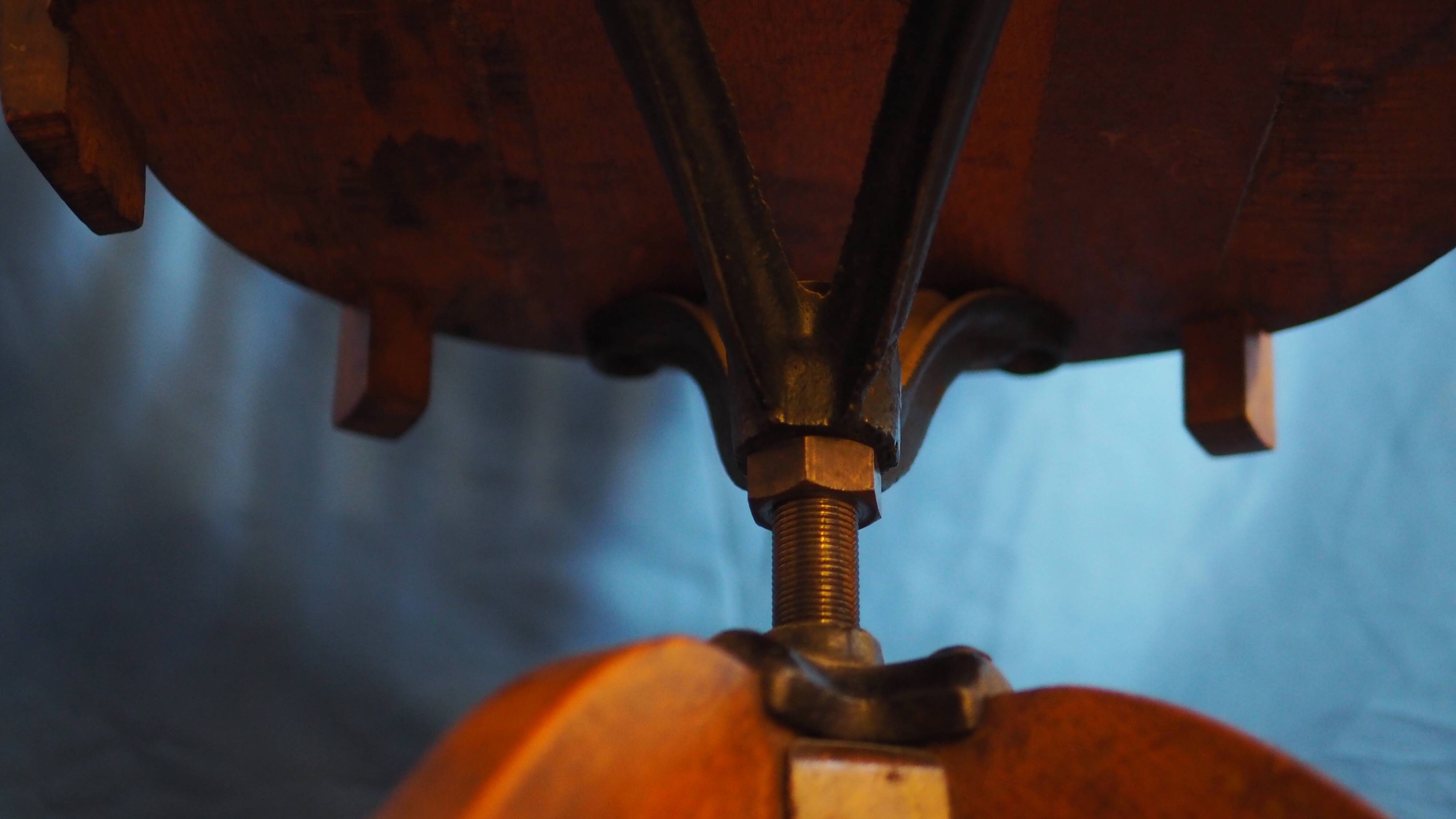 Western bistro chair rotating wood