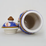 Old apothecary pot, ceramic Thymus medicine jar, 70 80s