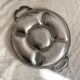Stainless steel dish Jean Couzon with fish handles