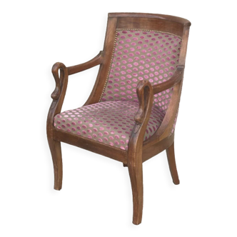 Gooseneck armchair