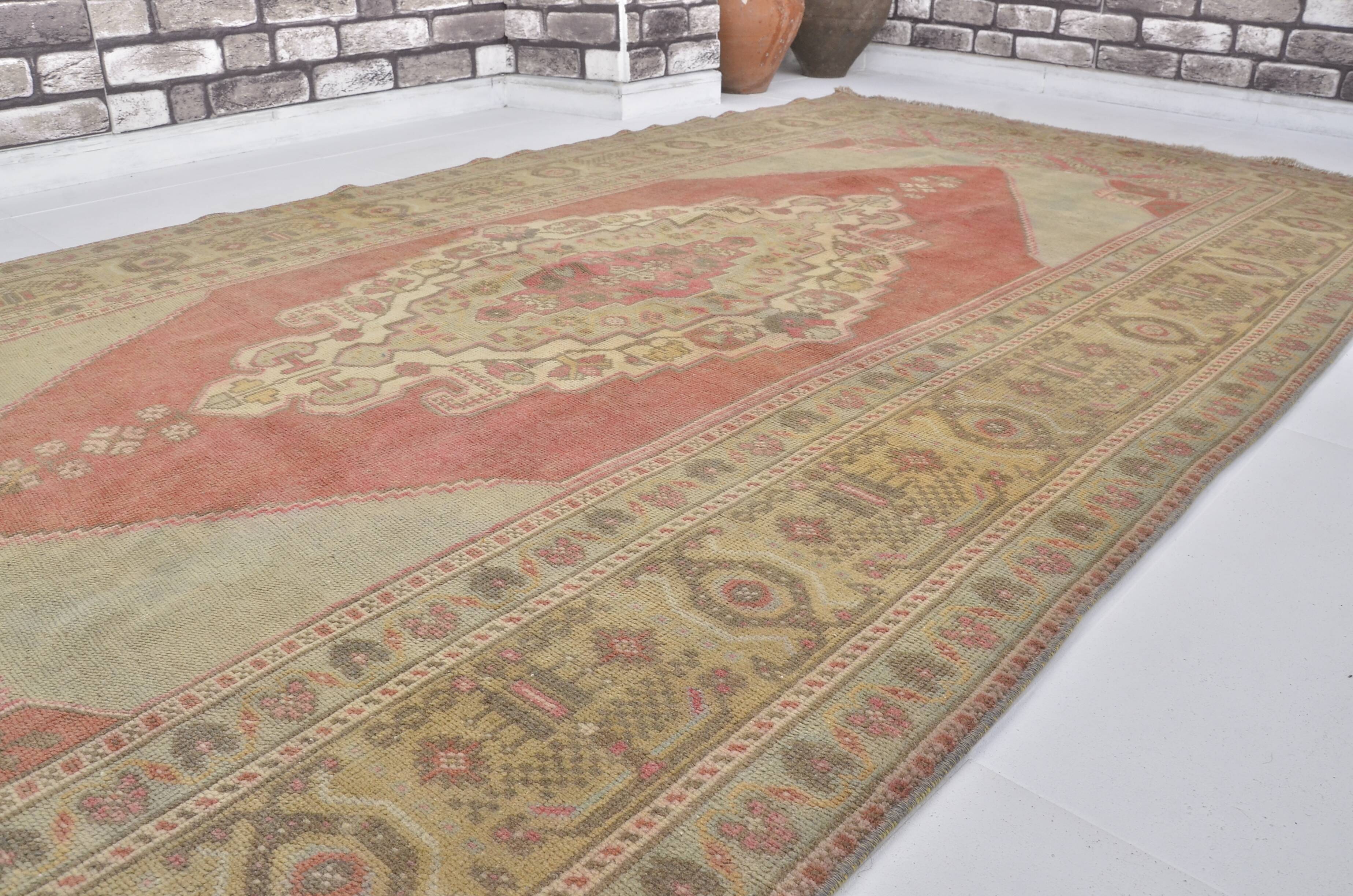 Huge Size Anatolian Vintage Wool Carpet sku 2536