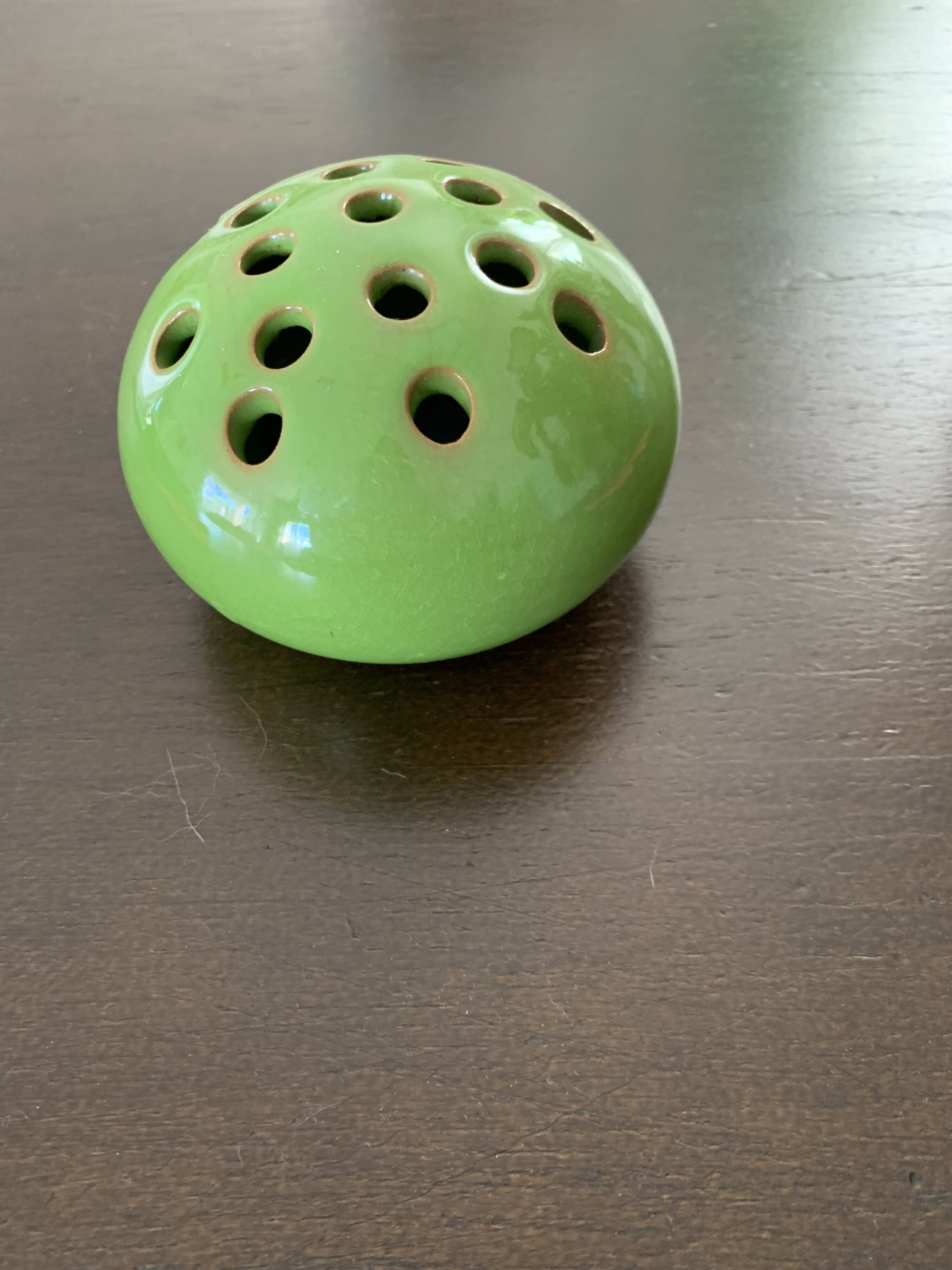 Flower pick candle holder