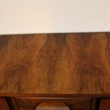 Sideboard from the 50s in burr walnut, stamped