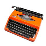 Revised orange brother 210 typewriter with new ribbon