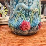Vintage slip pitcher vase