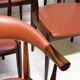 Eight Danish Cow Horn "Model 12" Chairs in Rosewood by Johannes Andersen