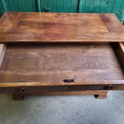 Bahut 2 doors 1 drawer louis philippe in blond walnut of the XlX th century